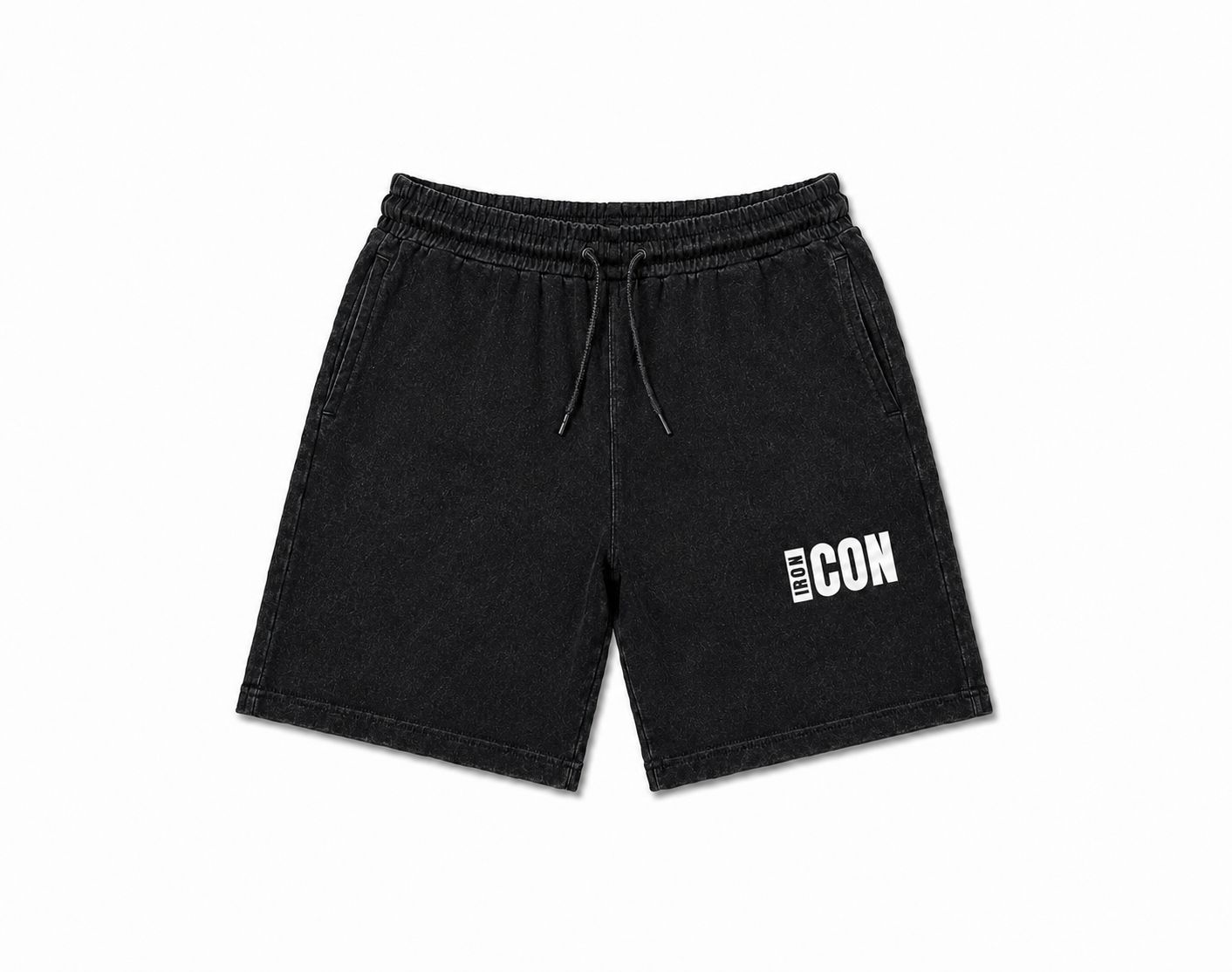 IRON ICON Stonewash Shorts — Limited Edition