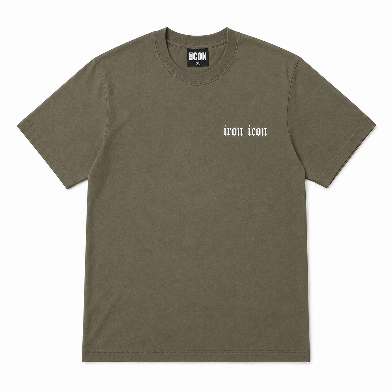 IRON ICON ATLAS T-Shirt — Oversized Drop Shoulder Graphic Tee UK