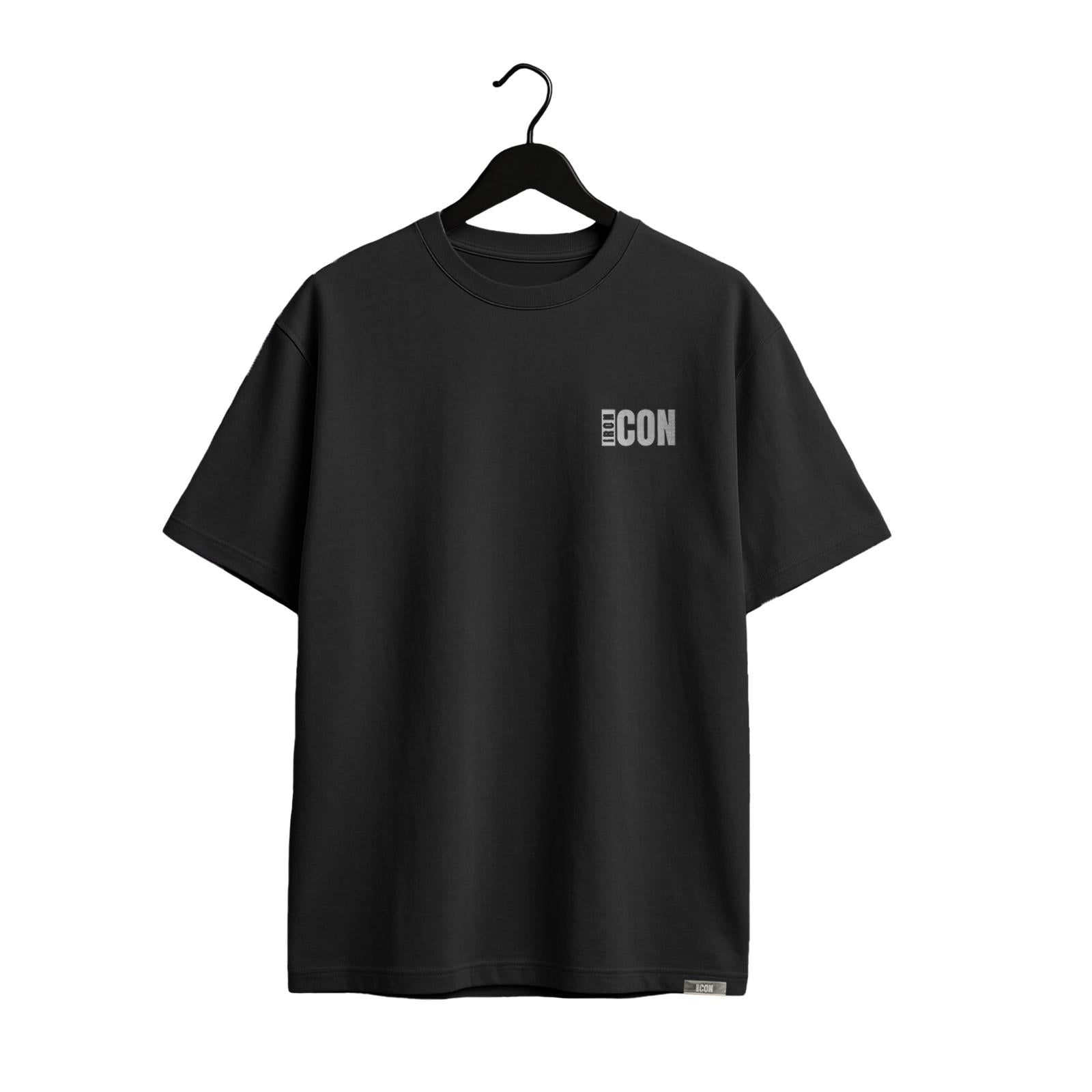 Iron Icon Black T-Shirt - Premium UK Streetwear Activewear
