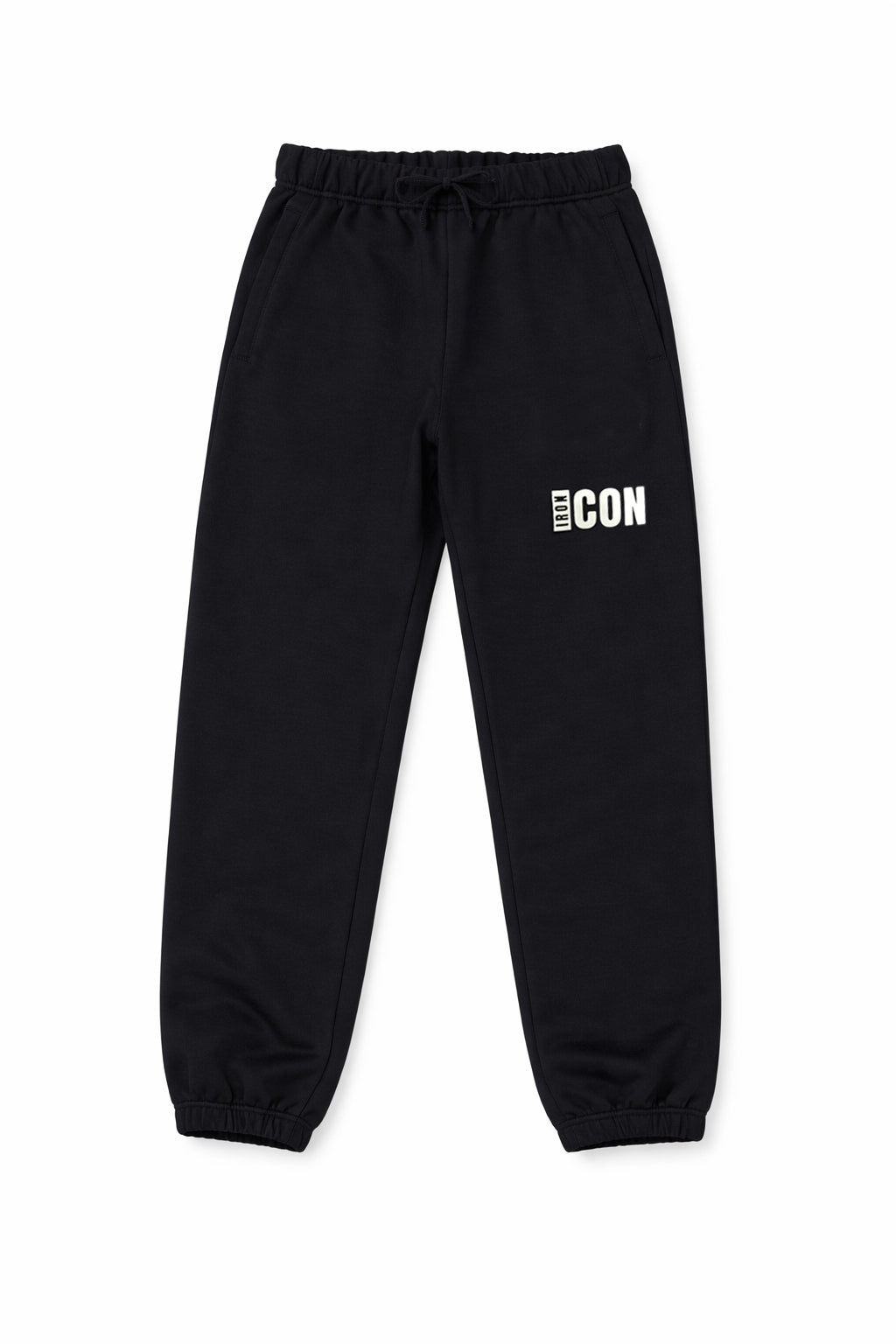 Iron Icon Black Joggers - Premium UK Streetwear Activewear