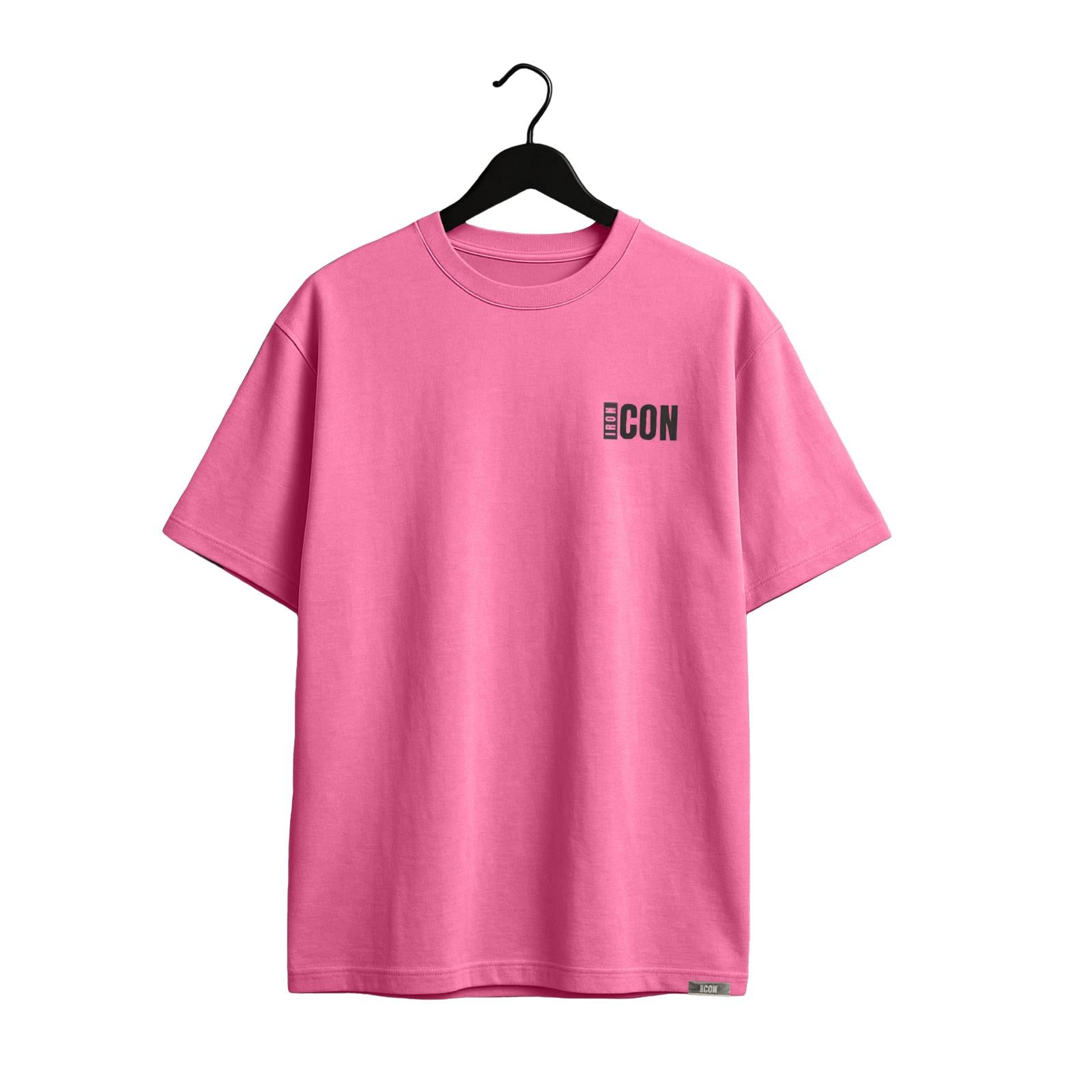 Iron Icon pink T-Shirt - Premium UK Activewear