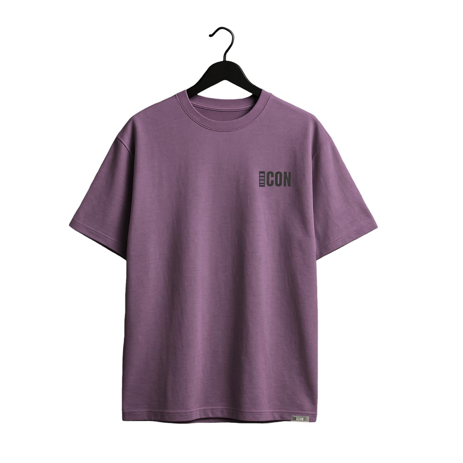 Iron Icon Purple T-Shirt - Premium UK Activewear