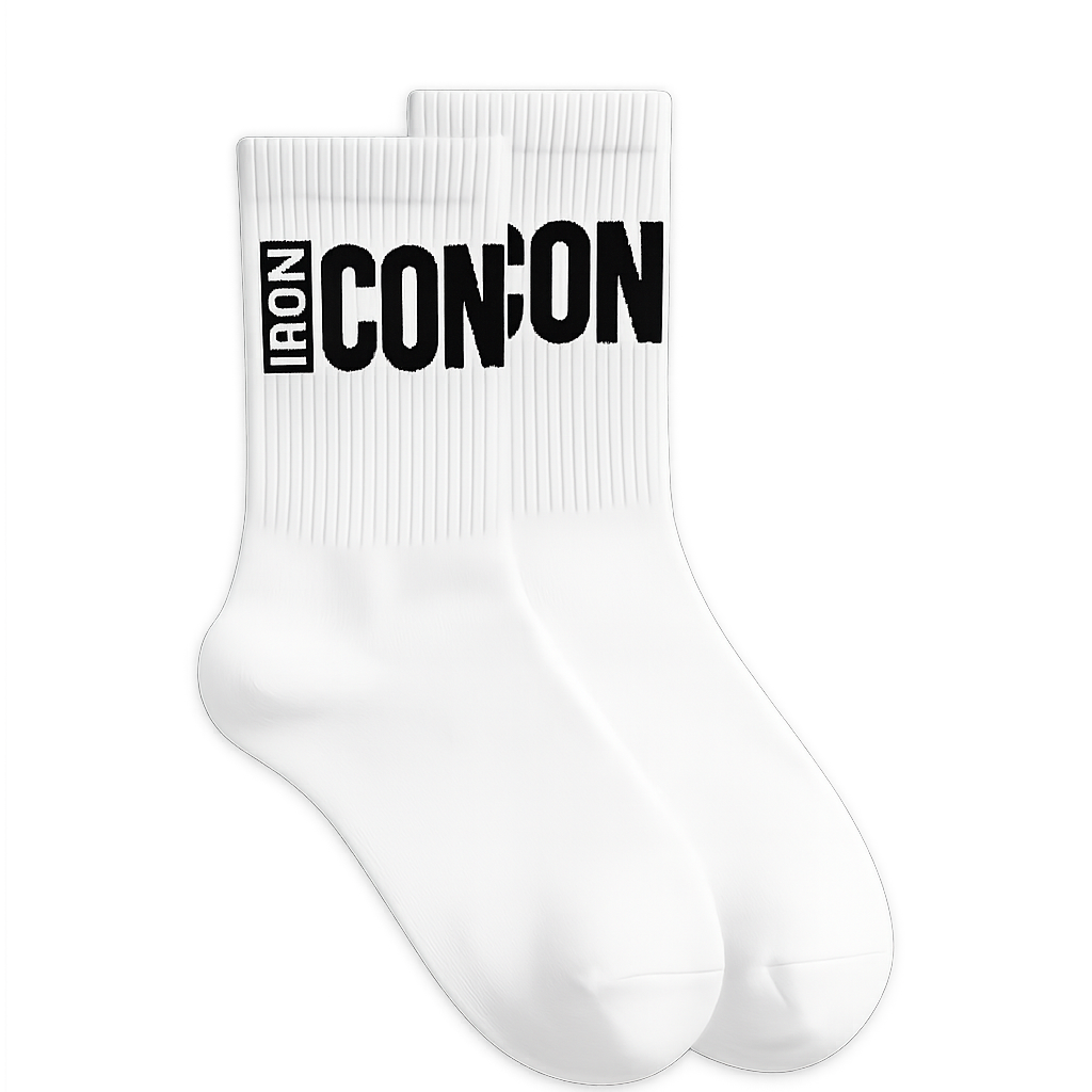IRON ICON White Socks Bundle